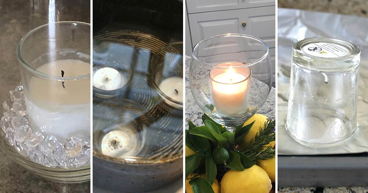 clean votive candle holders