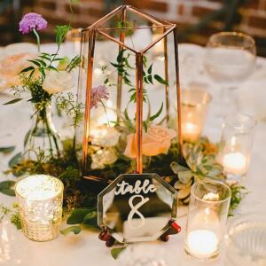 decorate votive candle holders for weddings