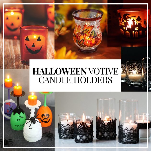 Halloween Votive Candle Holders