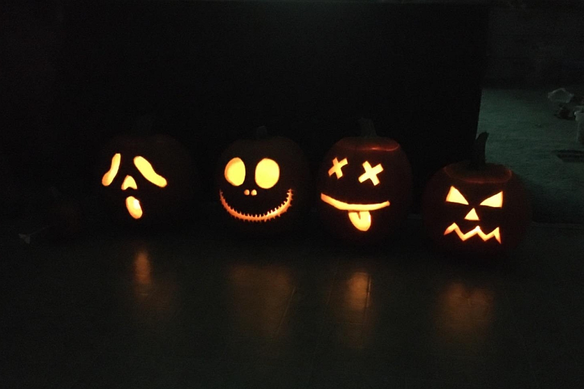 creepy halloween candle holders
