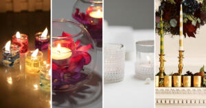 decorate candle holders