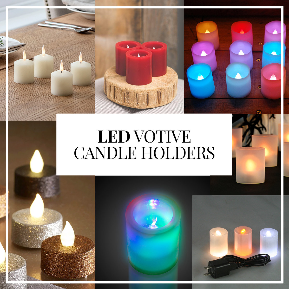 led Candle Holders