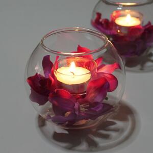 romantic fishbowl candle holder