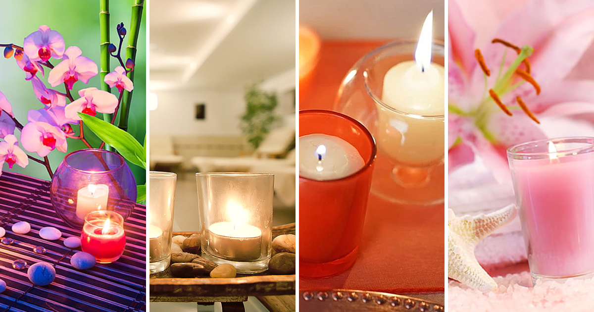 Votive Candle Holders for Spa and Meditation