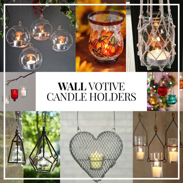 Wall Votive Candle Holders