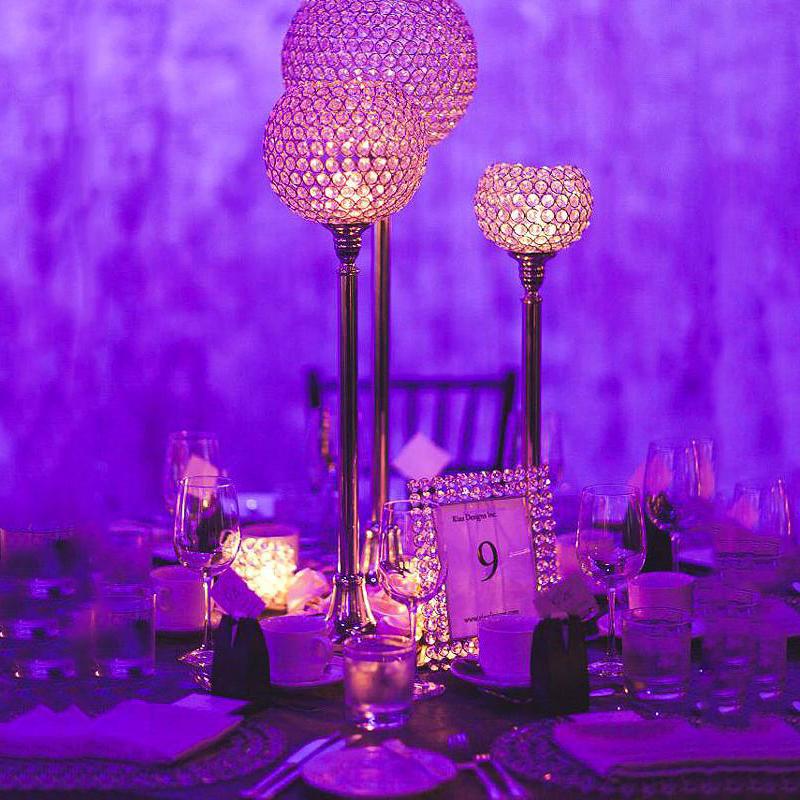 Crystal Goblet Votive Candle Holders