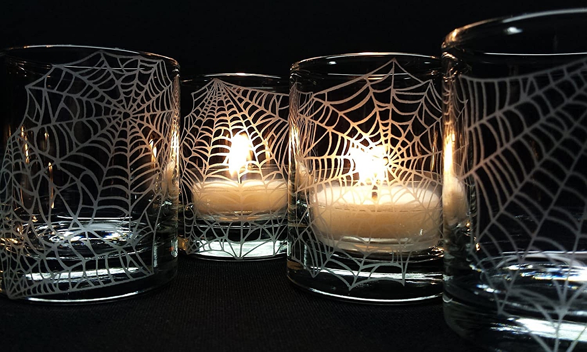 votive candle holders for halloween decorations