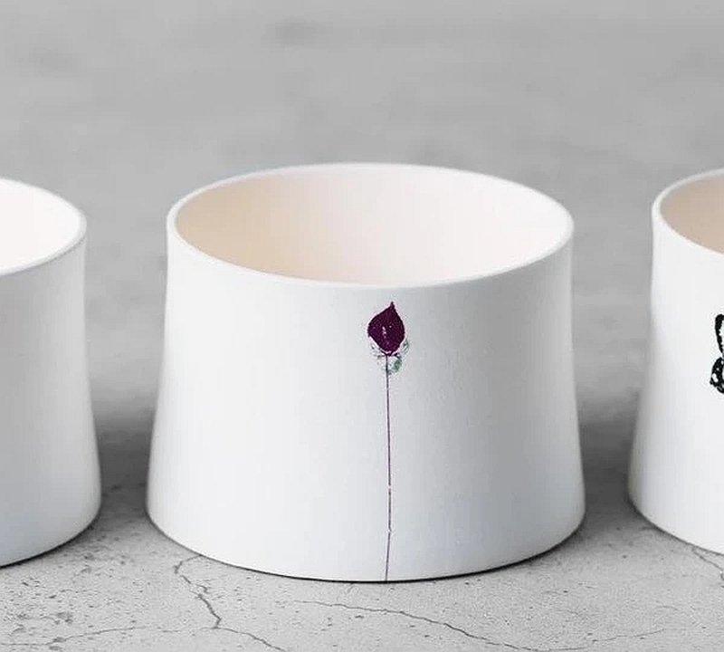 modern ceramic votive