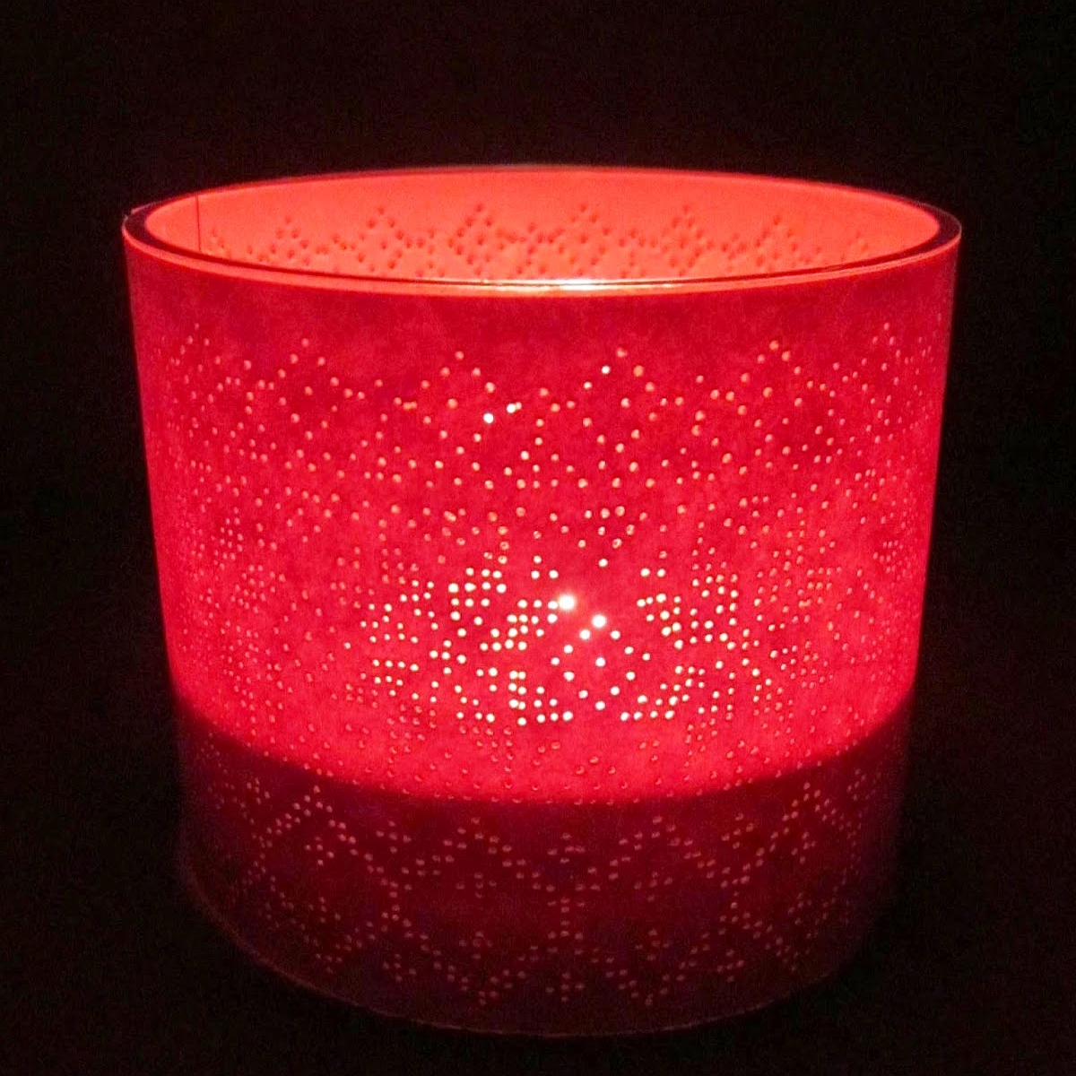 nordic pattern candle holder