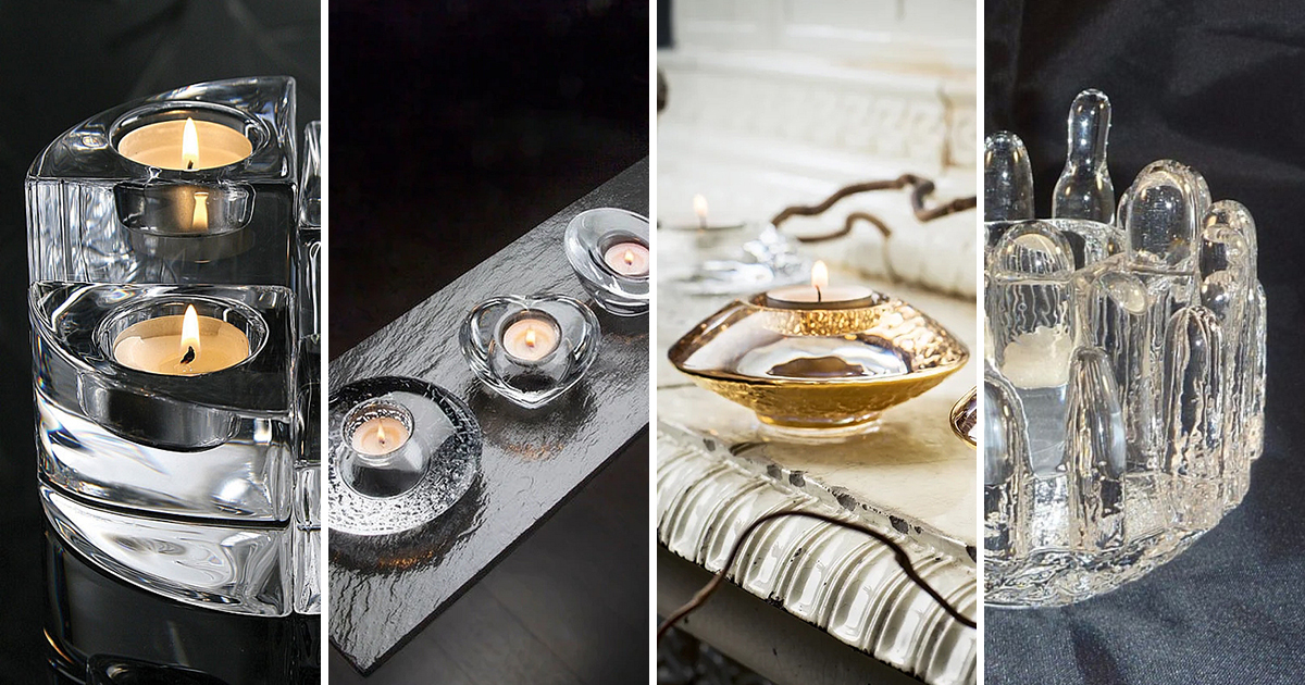 Crystal Glass Votive Candle Holders: The Swedish Extravagance