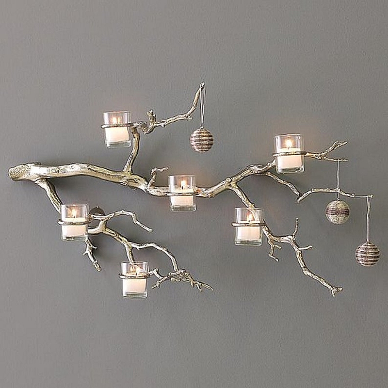 wall tree votives