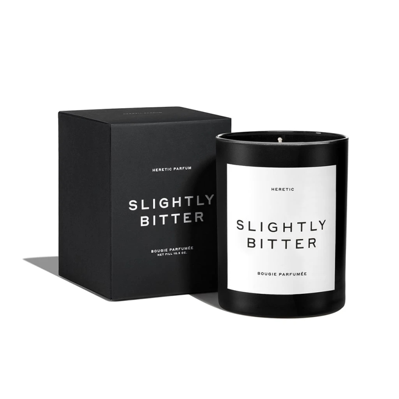 Slightly Bitter Candle Packaging