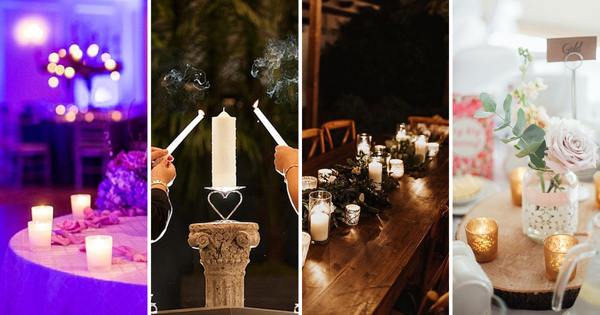 Wedding Decoration Ideas with Votive Candle Holders