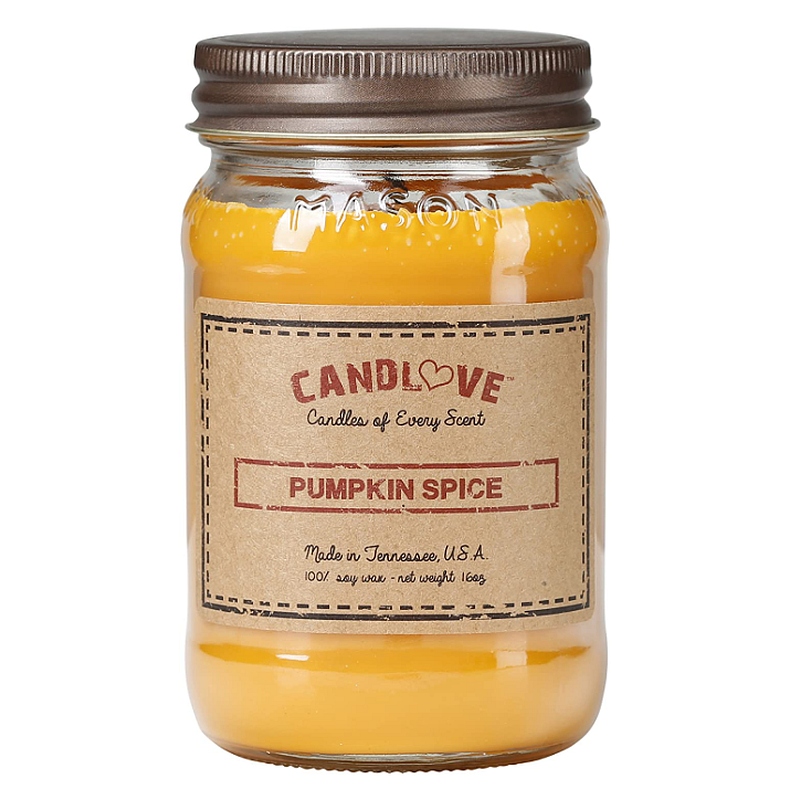Candlove Pumpkin Spice Scented jar