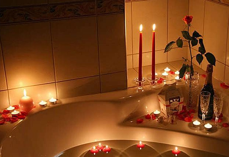 decorative candles interior decor bath