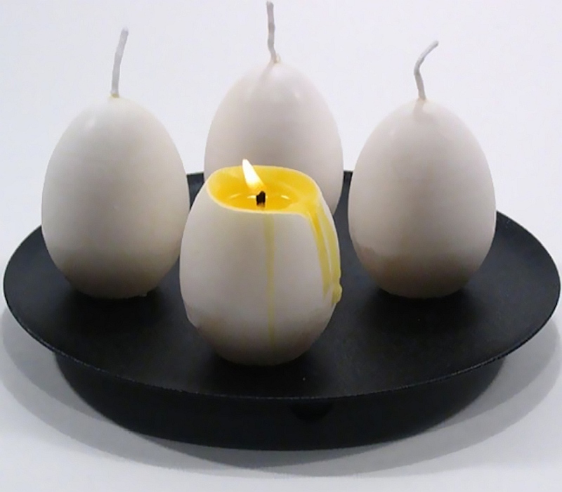 egg creative candle designs