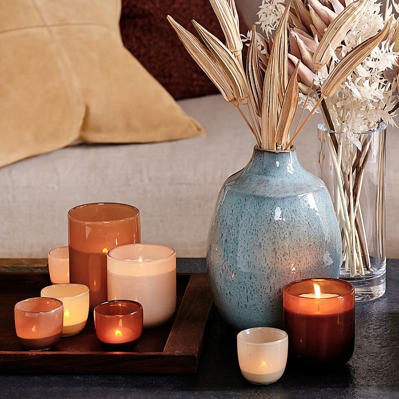 modern glass votive candle holders