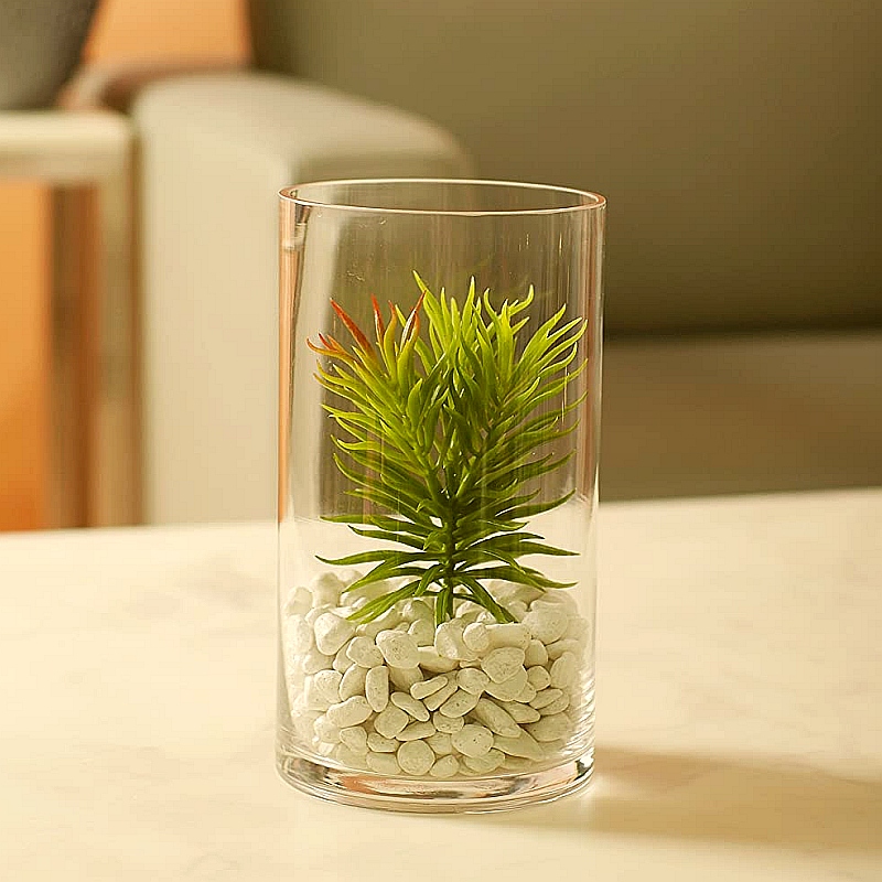 plants votive glass