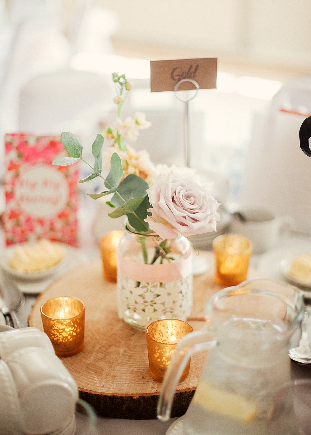 tablescape decorative votives