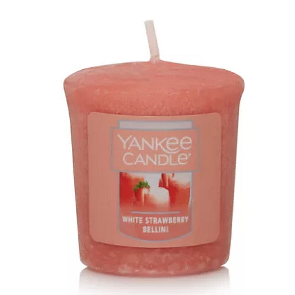 votive candles white strawberry