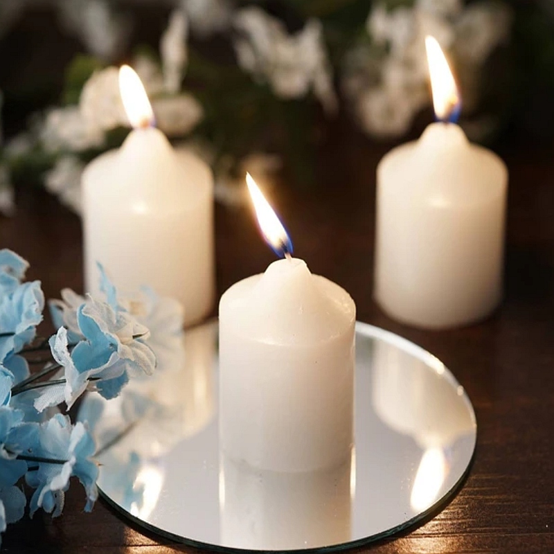 white votives