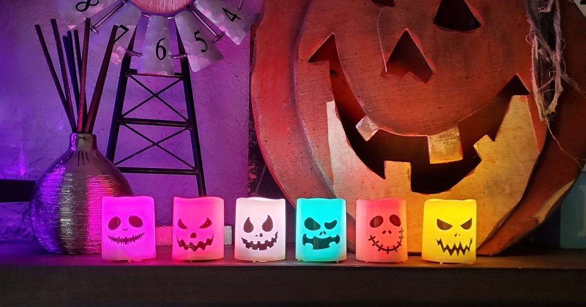 Halloween votive candle holders