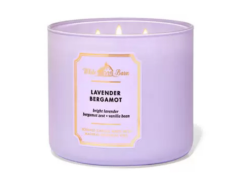 lavender bergamot 3 wick candles