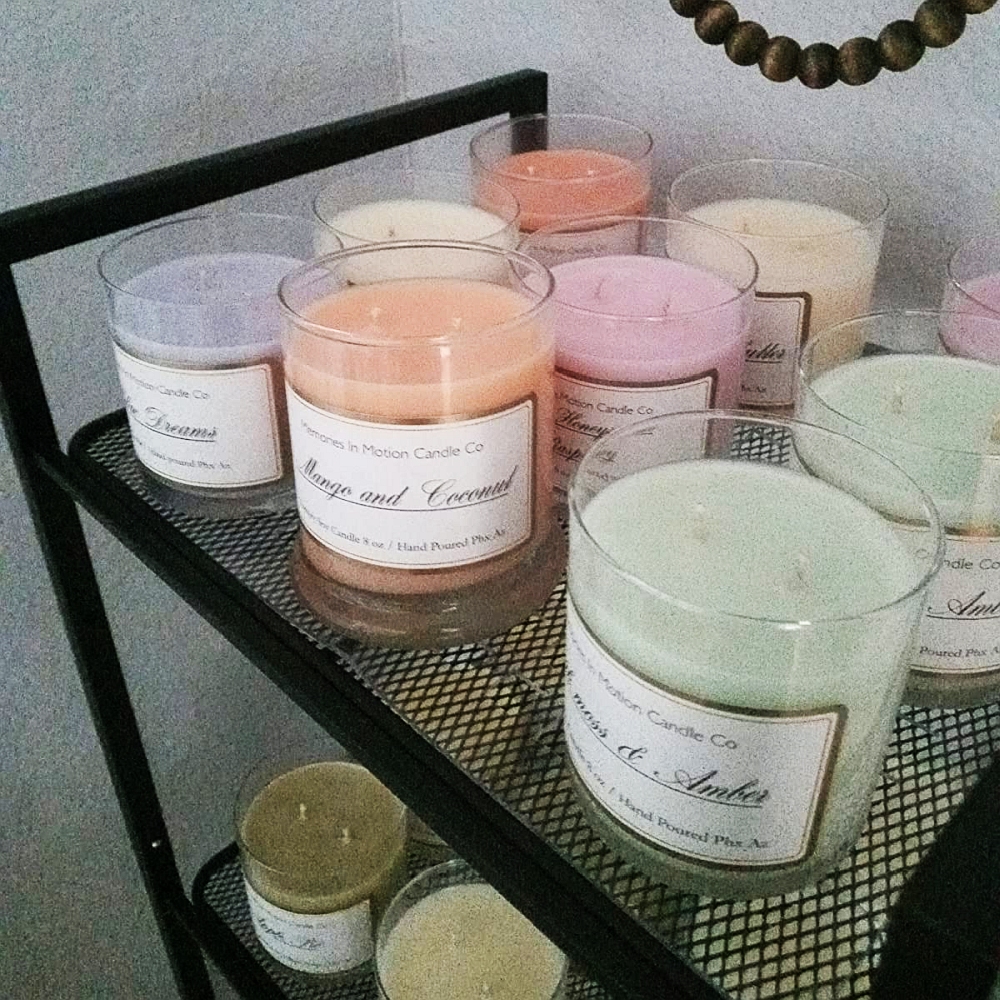 pastel candles