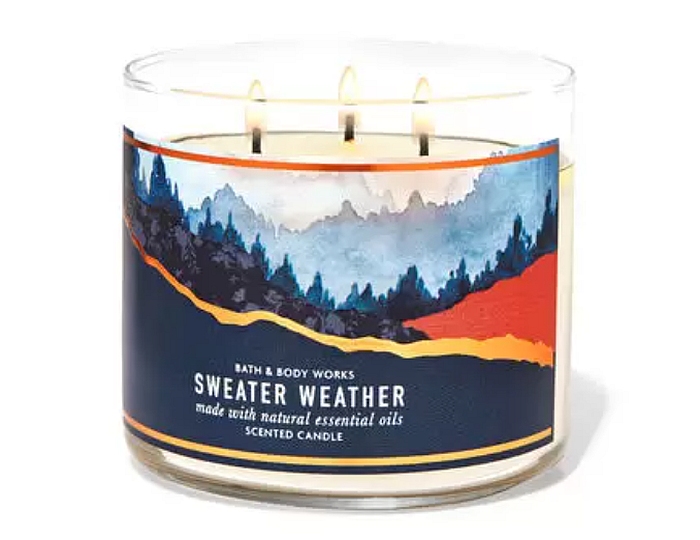 sweater weather 3 wick candles