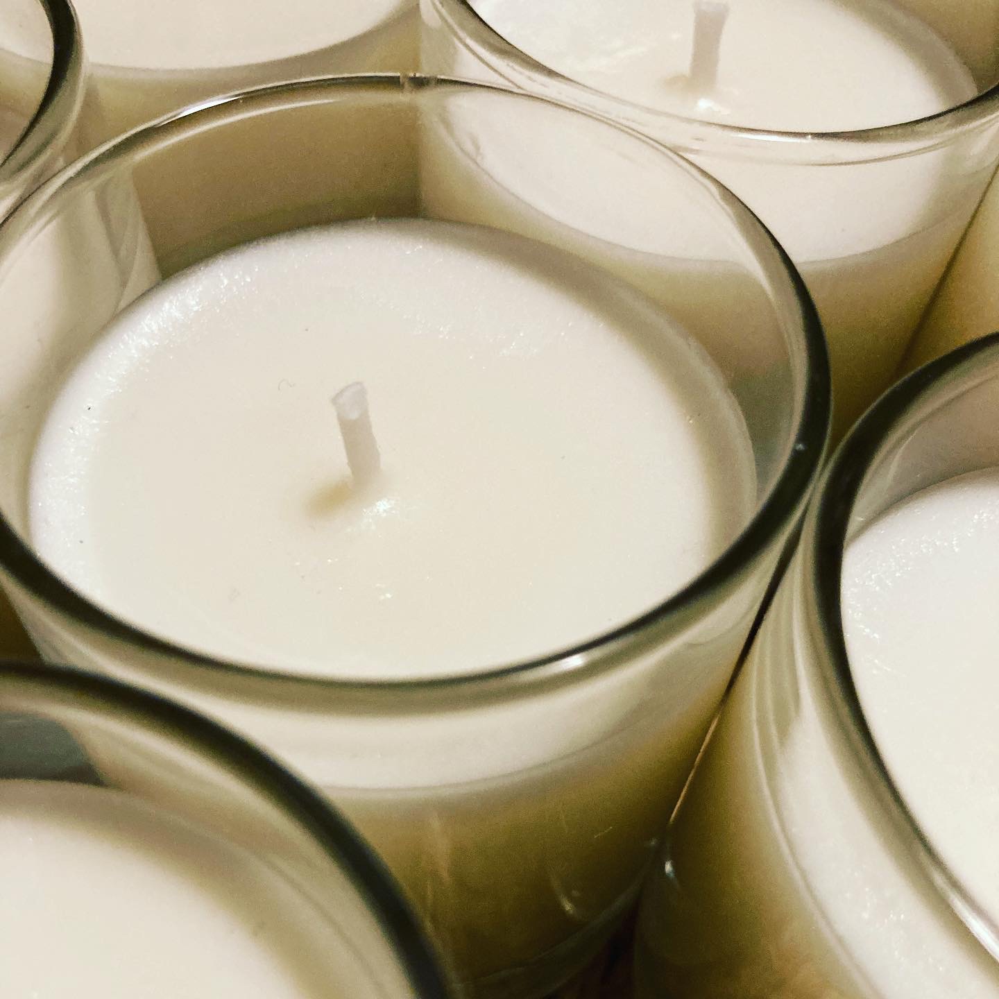 white colored candles