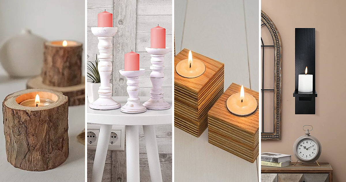 best wooden candle holders