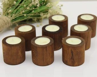 wood votives