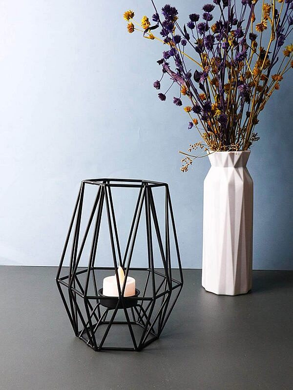 wrought iron votive candle holder