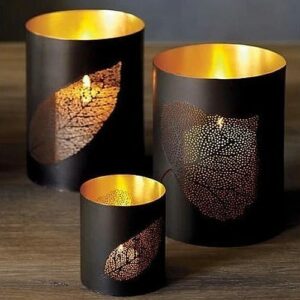 metal tea light candle holders
