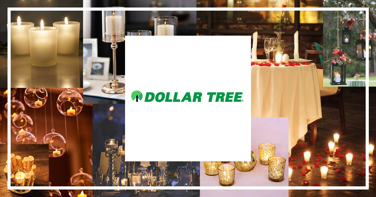 dollar tree candle holders