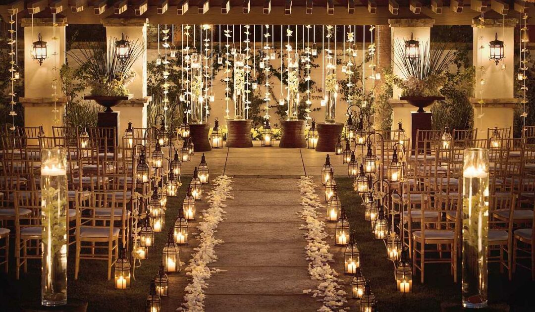 hanging lanterns decor wedding