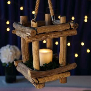 wood votive holder