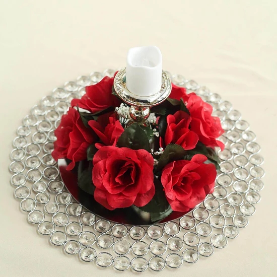 candle ring roses