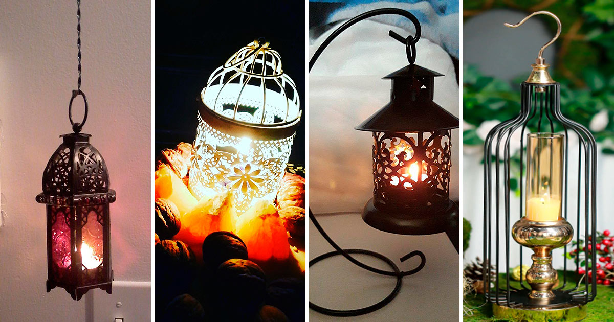 create a magical atmosphere with candle cage decor
