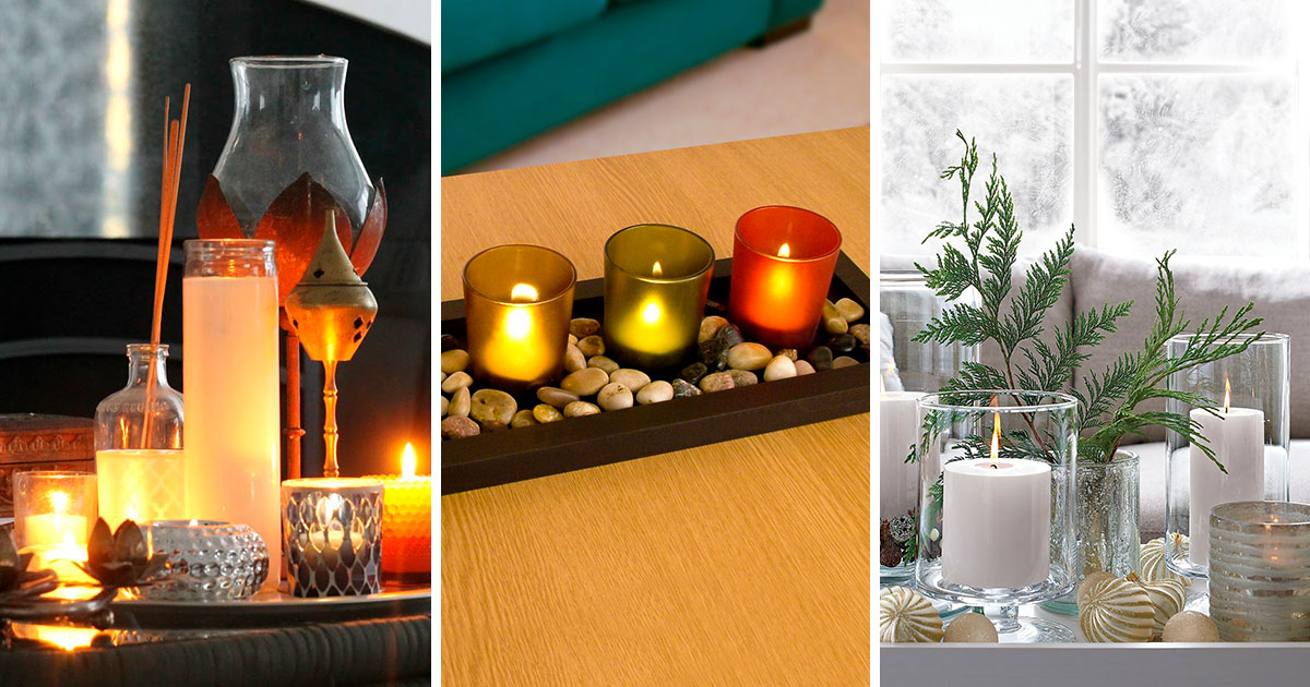 Decorative Candle Trays: Transform Your Space with a Unique Candle Arrangement
