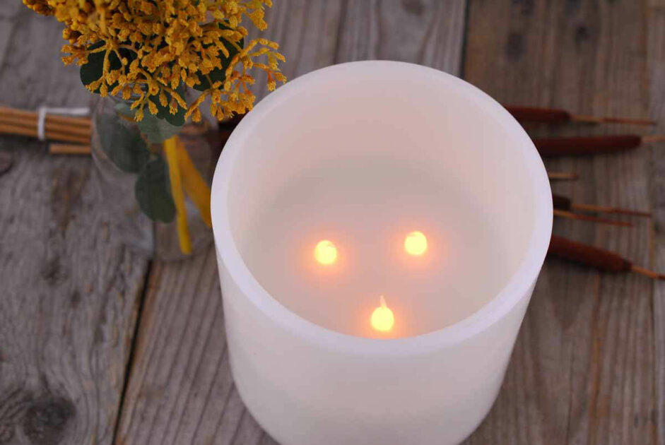 led pillar candle