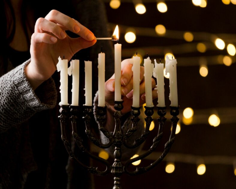 jewish shabbat candle holders