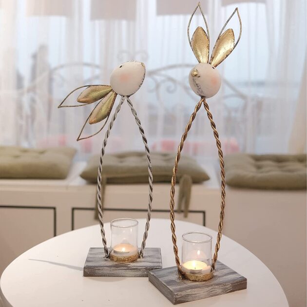 contemporary easter candle holders
