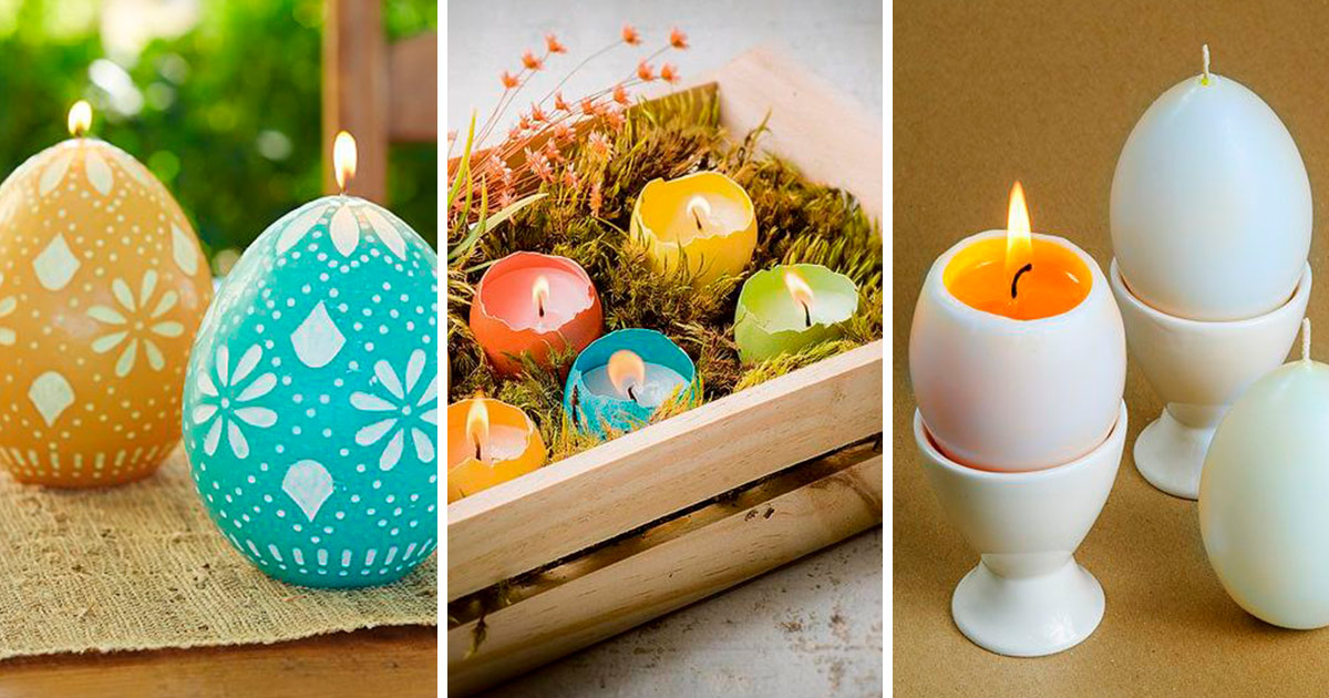 how to make decorate your home with egg candles