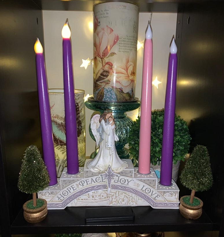 advent candle holders angel design four in one taper candle holder
