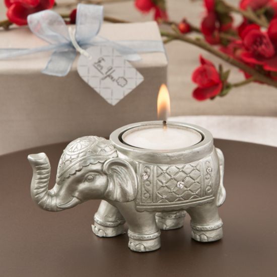 elephant silver authentic and vintage votive candle holders