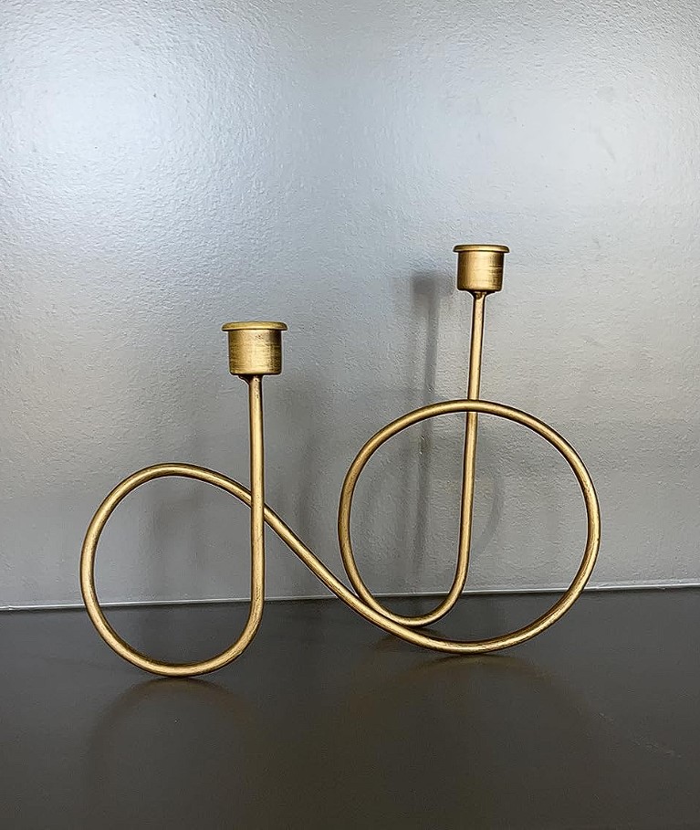 brass candle holders sleek stylish design