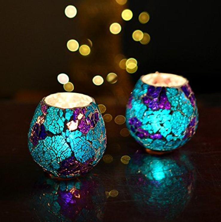 Discover the Splendor of Mosaic Candle Holders