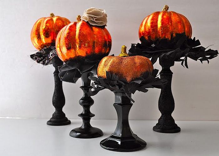 pumpkin candlestick