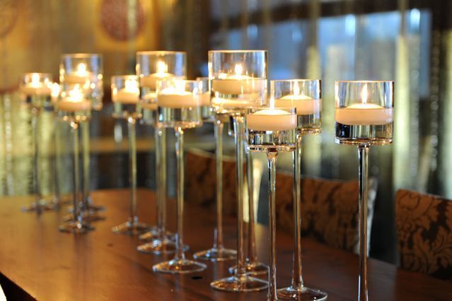 glass candle holders with long stems